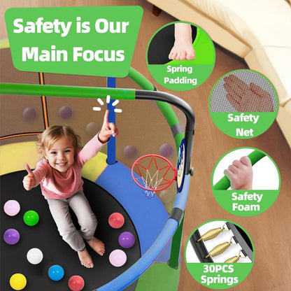 Mini Trampoline Set